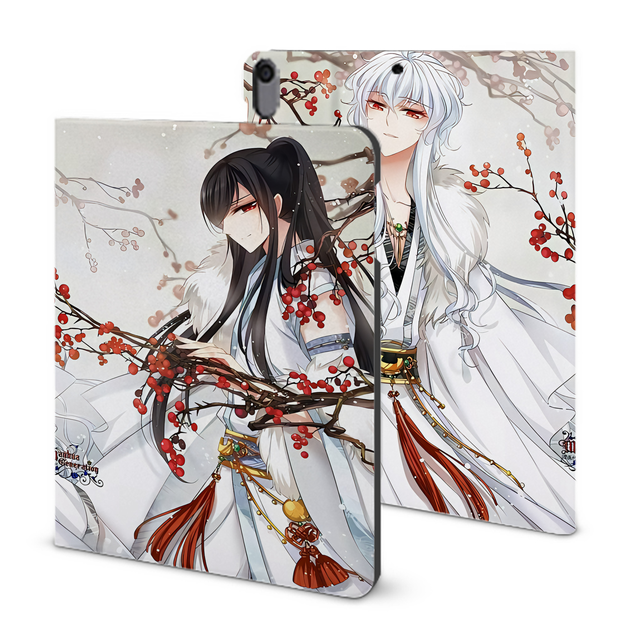 （画像用） 刀剣乱舞 Touken Ranbu IPad ケース ブック型 PUレザー TPU 耐衝撃 軽量 薄型 ペン収納なし 全面保護 IPad 各モデル対応